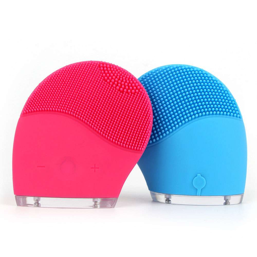 USB Charging Waterproof Soft Silicone Facial Cleaning Brush