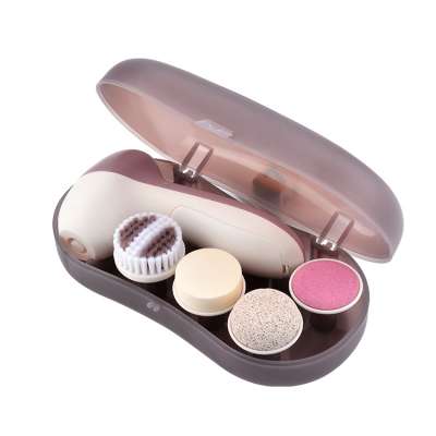 Wholesale high quality face cleaning brush mini portable facial cleanser brush